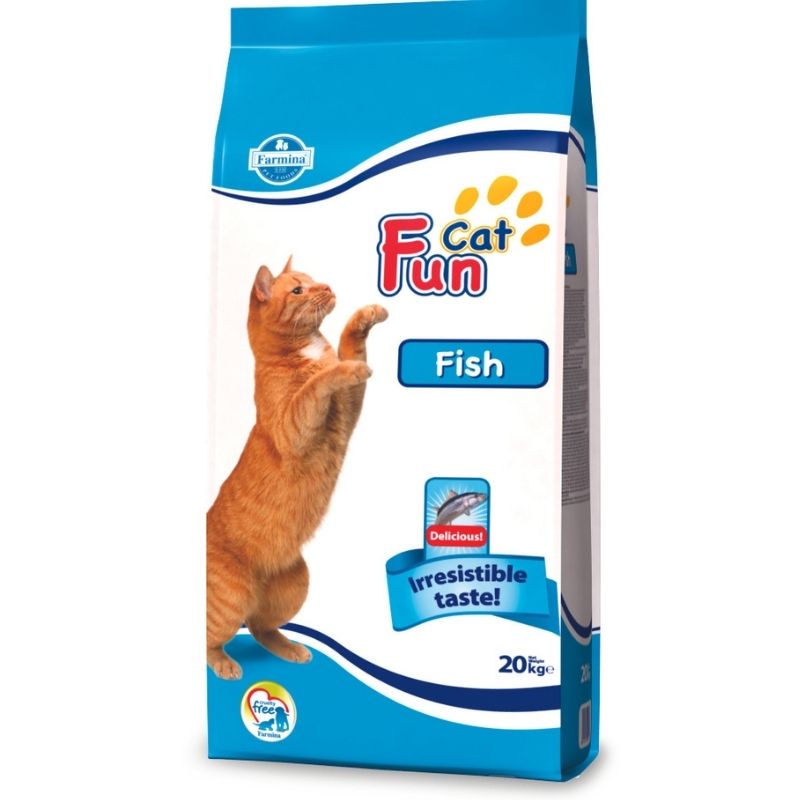 פאן קט חתול דגים 20 ק