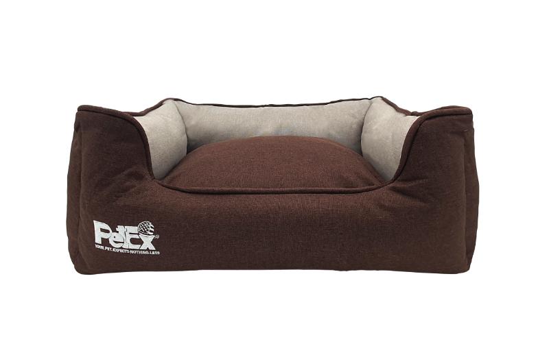 פטקס מיטה רטרו חום/קרם 75 ס"מ