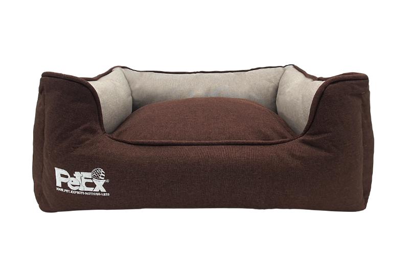 פטקס מיטה רטרו חום/קרם 90 ס"מ