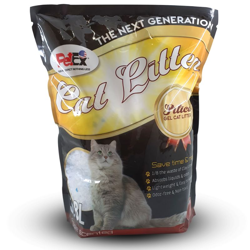 פטקס חול קריסטל תפוח 3.8 ליטר