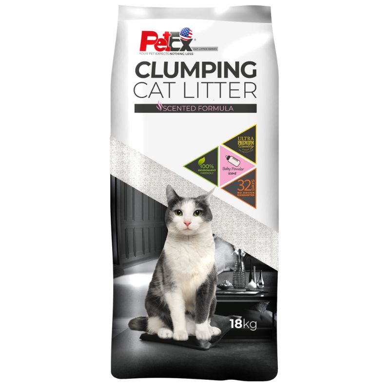 פטקס חול מתגבש לבן 18 ק"ג ריח טלק