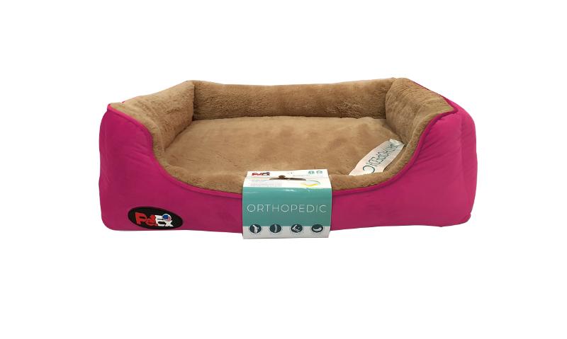 פטקס מיטה אורתופדית ורוד 110X70X8